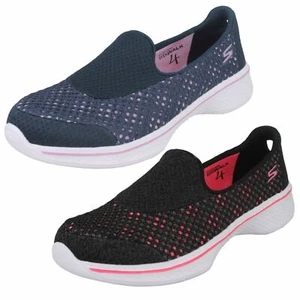 Mädchen-Slipper Skechers lässig Mesh-Detail Textil Ballerinas Go Walk 4 Kindle 81118 - Bild 1 von 10