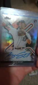 2022 Topps Finest - Finest Autographs Green Refractor #FA-ZS Zack Short /99 (AU, - Picture 1 of 1