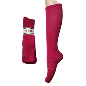 2 Pair Compression Socks Women's Med Varicose Veins Anti-Fatigue Flight Travel - Picture 1 of 5