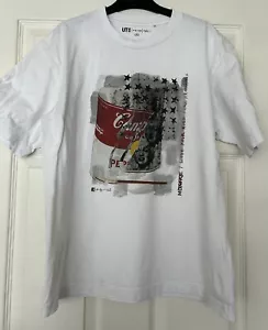 Uniqlo Men Andy Warhol x Kawamura Short Sleeve UT White Size XS - Picture 1 of 6