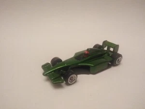 Hot Wheels F1 Formula racing car made in China in 1/64 scale green - Zdjęcie 1 z 5
