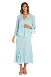 R&M Richards Women's Plus Size Beaded Jacket Dress - Mother of The Bride Dresses - Picture 1 of 61