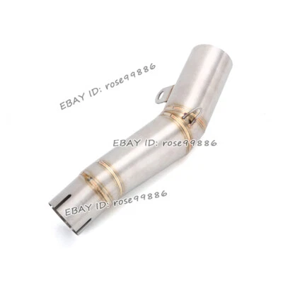 Tubo de enlace de escape medio de acero inoxidable para motocicleta Yamaha YZF R6 2006-2025 Foto 1 de 4