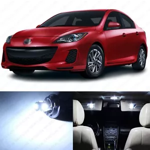 Paquete de 12 luces interiores LED blancas para Mazda 3 MS3 2010-2018 + HERRAMIENTA DE PALANCA - Imagen 1 de 8