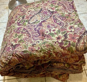 Lauren, Ralph Lauren Floral Paisley Comforter Queen 95x94 excellent - Picture 1 of 19