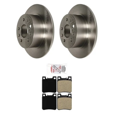 For Mercedes-Benz 400SEL 93 AmeriPRO Plain Rear Brake Kit w Semi-Metallic Pads — 第 1/3 张图片