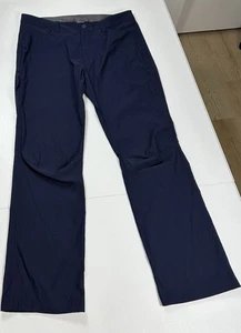 Eddie Bauer Tech Hose Herren 34x32 dunkelblau Outdoor Wandern Nylon Stretch Komfort - Bild 1 von 9