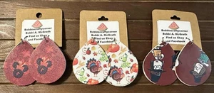 Pendientes lágrima acción de gracias - Imagen 1 de 7