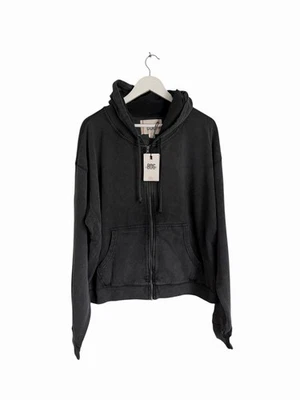 Urban Outfitters BDG Bonfire Hoodie Black Full Zip Oversize RRP £59 Size L - Image 1 of 4