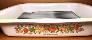 Corning Ware [Australia] 'Spice o' Life' 32cm Open Roaster [A21] with Rack A-21 - Picture 1 of 9