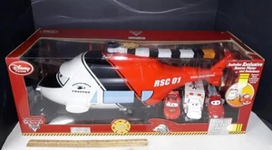 Disney Cars Toon Helicopter Case Rescue Mater, Ambulance Metal Disney Store Rare - Picture 1 of 17