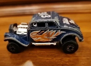 Vintage Blue Willys Streey Rod Street Error Coupe 313 White Heat Matchbox Rare - Picture 1 of 10