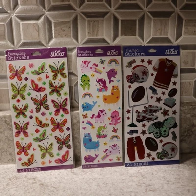 EK Success Sticko Inspirables Stickers, Stickers 3 Packs Cute - Image 1 of 4