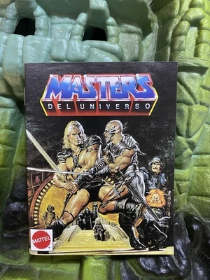 Spain ENGLISH catalogue 1988 Skeletor Ojo de fuego CUSTOM Minicomic MASTERS MOTU - Immagine 1 di 4
