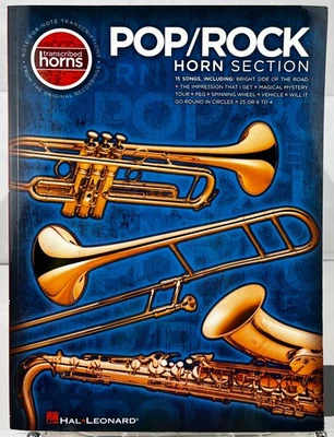 Pop Rock Horn Section Sheet Music 15 Songs Hal Leonard Transcribed Horns - Image 1 of 4