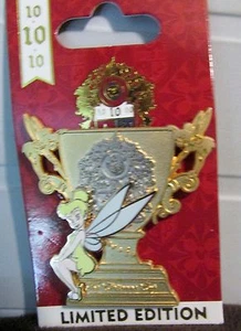 Disney WDW 10/10/10 Pin Trading Society Cloisonne Cup LE 350 Tinker Bell Pin - Picture 1 of 2