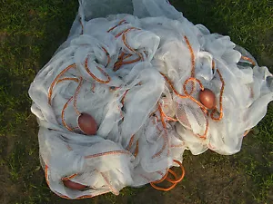 40ft X 7ft Beach Bait Sandeel Minnowe Lake Seine Net Cod End Uk - Picture 1 of 2