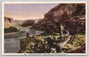 AK Eisenbahn Ruby Castle Utah - Bild 1 von 2