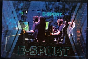 2024 France E-Sport Video Games MNH s/s - Picture 1 of 1