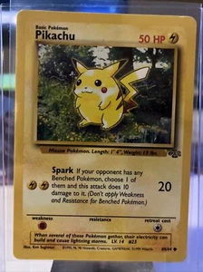 Pokémon TCG Pikachu Jungle 60/64 Regular Unlimited Common LP/NM - Afbeelding 1 van 2