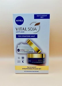 NIVEA Tagespflege & Nachtpflege Set Vital Soja Anti-Age Creme Pflege Set *NEU* - Bild 1 von 4