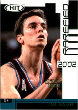 2002 SAGE HIT Rarefied Emerald #R16 Pau Gasol