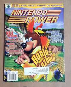 Nintendo Power #109 Banjo-Kazooie 1998 W/Fold-Out WWF War Zone Poster Magazine