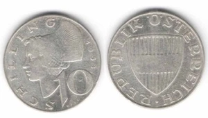 1 Stück 10 Schilling Silber Österreich 1958 - Bild 1 von 1