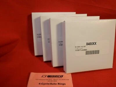 Wiseco REPLACEMENT Rings 4 Cylinder SET 84mm 8400XX RINGS fits K623M84 B20B - Image 1 of 3