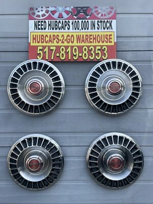 Pontiac Firebird Catalina Bonniville Tempest Ventura 1967-72 tapacubos 4 buen fabricante original Foto 1 de 4