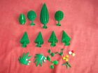 7 x LEGO VINTAGE TREES INCLUDING RARE CYPRESS & OTHERS