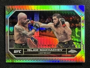 2024 Topps Chrome UFC Islam Makhachev #80 Prism Refractor - Lightweight - Bild 1 von 2