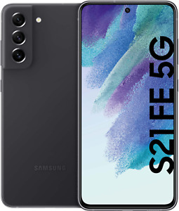 Samsung Galaxy S21 FE 5G Grau Schwarz 128 GB Smartphone Refurbished Sehr Gut