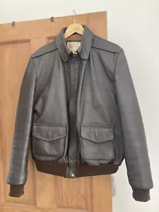 Aviation Leathercraft USAAF A2 Piloten Jacke 46 Brust Long Fit (46L) - Bild 1 von 12