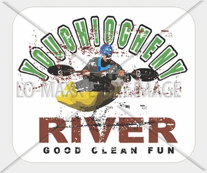 Youghiogheny River White Water Kayaking Truck Car Boat Glass Printed Vinyl Decal - Picture 1 of 4