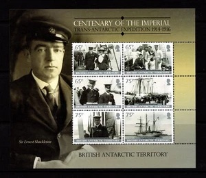 BRITISH ANTARCTIC TERRITORY 2013  CENTENARY OF TRANS-ARCTIC EXPEDITION  M/S  MNH - Picture 1 of 1