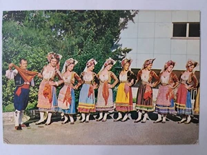 Postcard Greece Women Wearing Traditional Greek Dresses Costume - Picture 1 of 2