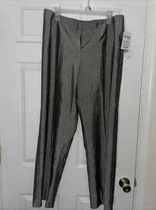 Womens Harve Benard Pants Size 16 Gray, 85% polyethylene 15% wool DRY CLEAN - Picture 1 of 4