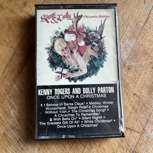 Kenny Rogers Dolly Parton Once Upon A Christmas Cassette 1984 - Picture 1 of 5