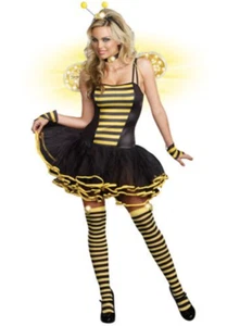 Bumble Bee Buzzin Bee Beauty Adult Woman Costume Small - Picture 1 of 1