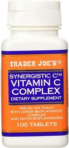 Integratore alimentare complesso vitamina C Trader Joe's Synergistic C SPEDIZIONE GRATUITA - Foto 1 di 3
