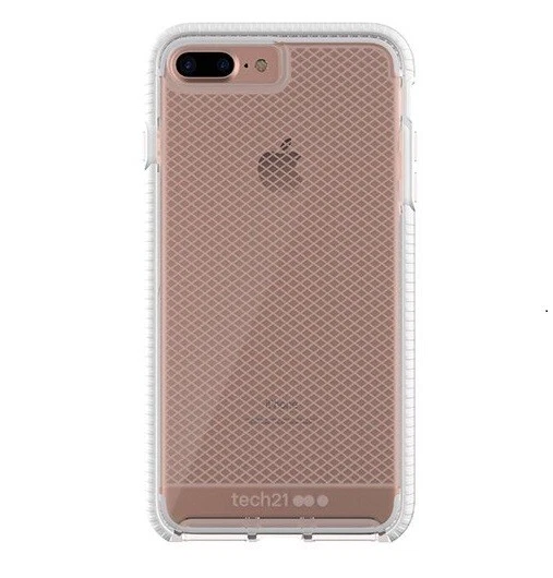 tech21 Evo Check Case iPhone 7 Plus / iPhone 8 Plus Flexshock Cover - White - Image 1 of 4