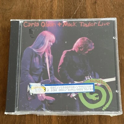 Live: Too Hot for Snakes Карла Олсон и Мик Тейлор (CD, 1991) НОВЫЙ - Изображение 1 из 2