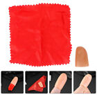 Red Cloth Props Silk Scarves Disappearing Finger Trick