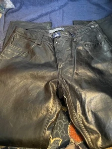 Pantalón Gap Mujer Corte Bota 100% Cuero Genuino Nuevo Talla 12 - Imagen 1 de 4