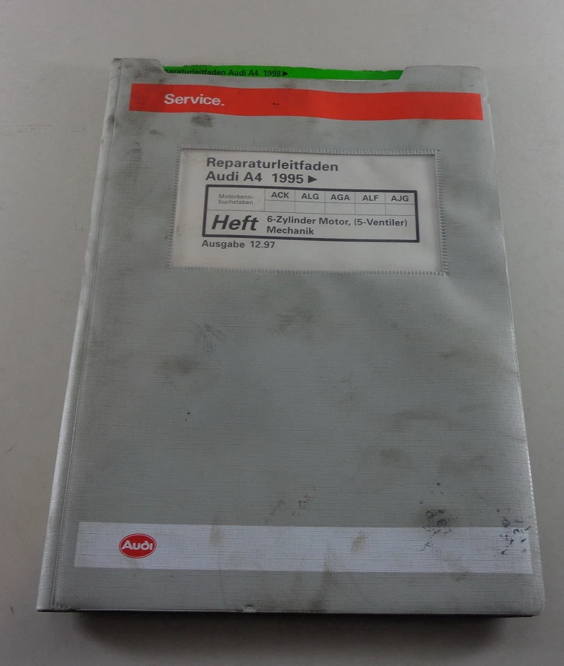 Manual De Taller Audi A4 / A 4 / B5 Motor 6 Cilindros / 5 Válvulas Desde 1995 - Imagen 1 de 1