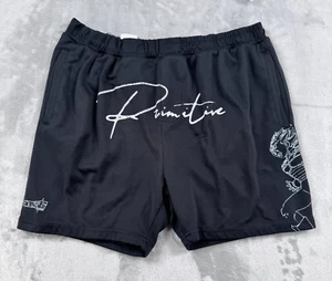 Primitive X Dragon Ball Super Shorts Herren M schwarz Activewear gefüttert Grafik - Bild 1 von 15