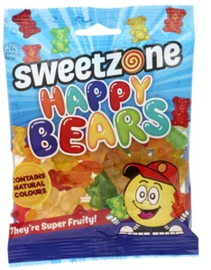 90 g Sweetzone Happy Bears, dulces jalea tangy y más como se ve en TikTok HMC Halal - Imagen 1 de 24