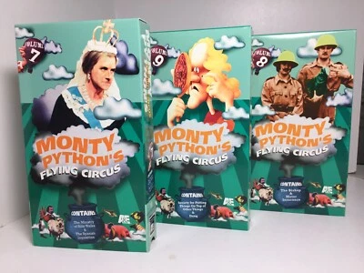 Monty Python's Flying Circus VHS Set #3 Volume 7, 8, and 9  - Image 1 of 4