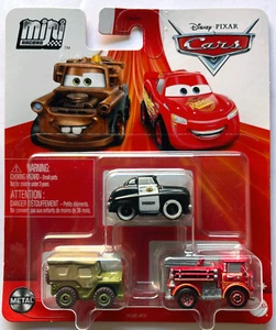 Disney Pixar Cars 3 Pack Mini Racers RED SARGE SHERIFF Save 8% - Picture 1 of 1